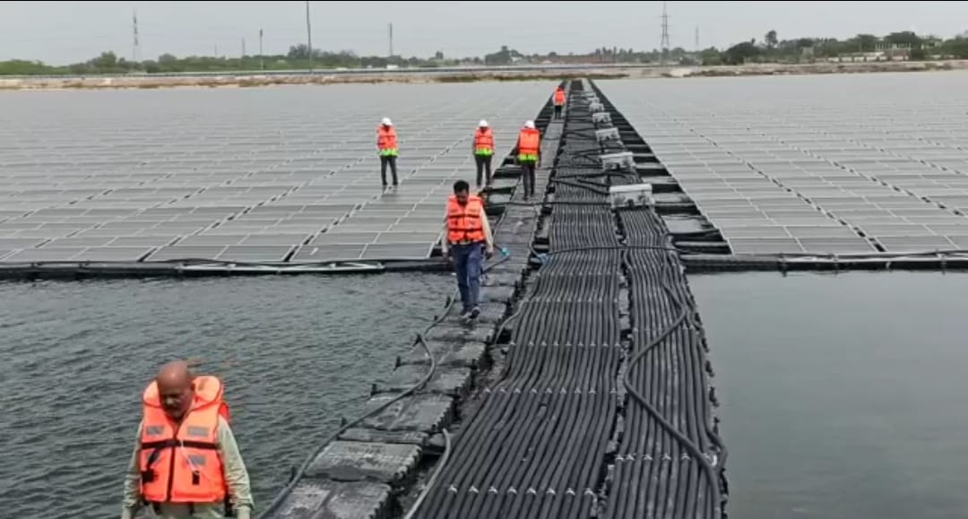 NTPC Floating Solar Plant