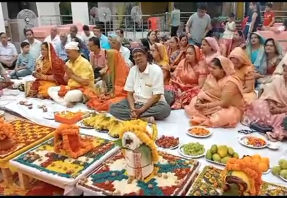 The program of consecration of the statue of Shri Rajarajeshwar Sahastrabahu and the life of the temple was completed