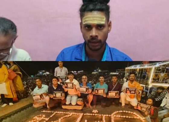 Tribute paid to those killed in train accident in Ganga Aarti