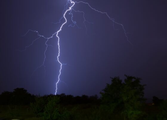 lightning in ghazipur